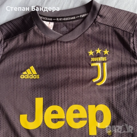 -75%! JUVENTUS CR7 ADIDAS 9-10y 140cm ОРИГИНАЛНА детска фланелка Адидас Ювентус Роналдо kids jersey, снимка 3 - Детски тениски и потници - 54213553
