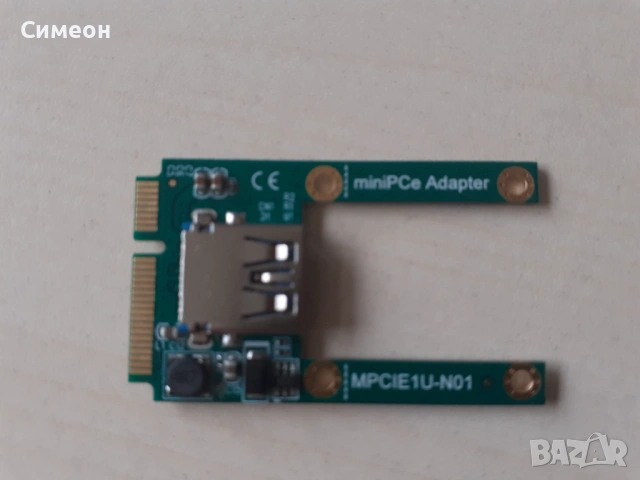 Mini PCI-E to USB3.0 Adapter, снимка 2 - Кабели и адаптери - 54199915