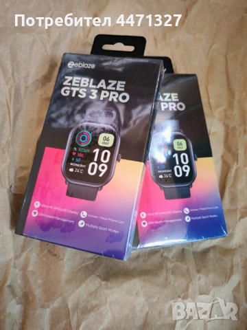 Чисто нови Смартчасовници Zeblaze GTS 3 Pro – AMOLED дисплей / Черен и Бял, цената е за бр. , снимка 6 - Друга електроника - 54370367