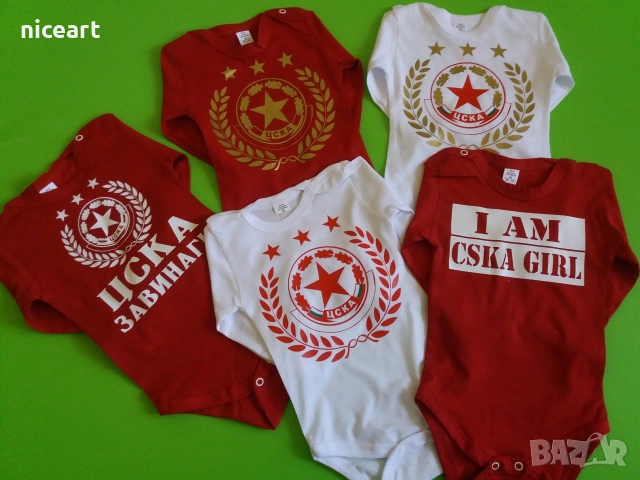 Бодита на ЦСКА, снимка 8 - Бодита за бебе - 53978995