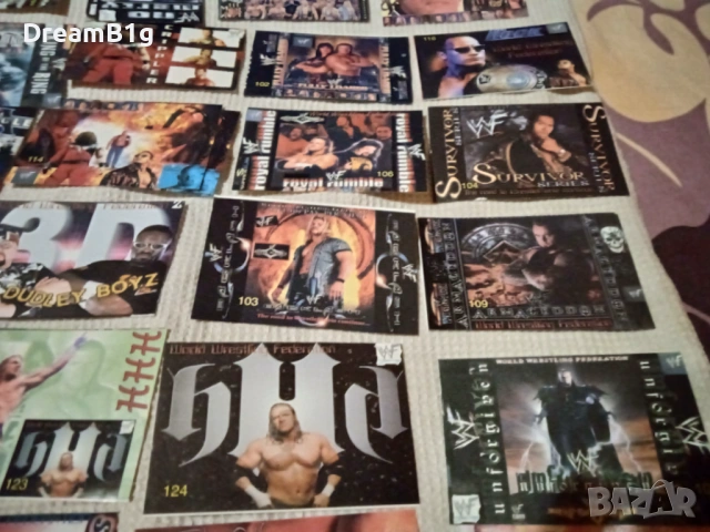 Листчета WWF / WWE кечисти, снимка 5 - Колекции - 52917474