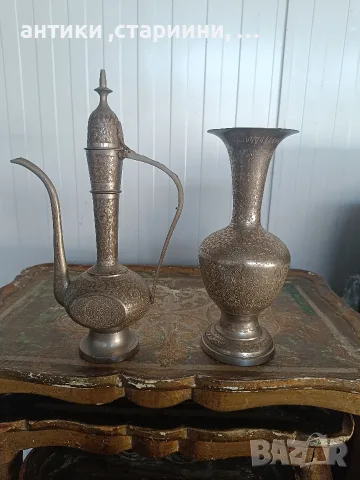 Месингова Кана и Ваза топ!!!, снимка 2 - Антикварни и старинни предмети - 55317548