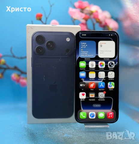 ГАРАНЦИОНЕН!!! Apple iPhone 17 Pro Max, 256GB, 5G, Deep Blue + подарък оригинален адаптер Apple , снимка 2 - Apple iPhone - 54855736