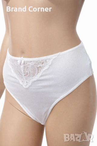 Hunkemöller дамски бикини 2XL – бели с дантелен акцент, снимка 2 - Бельо - 54540379