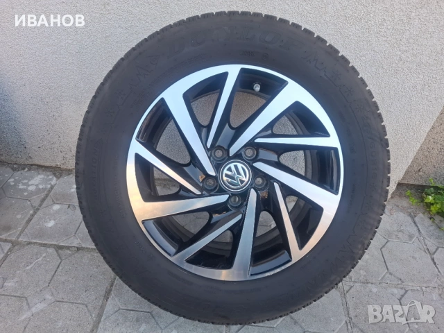 Продавам оригинални джанти за VW с гуми 5х112 16, снимка 5 - Гуми и джанти - 54113245