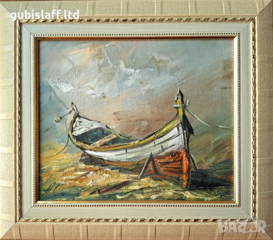 Картина, лодка, худ. А. Симеонов