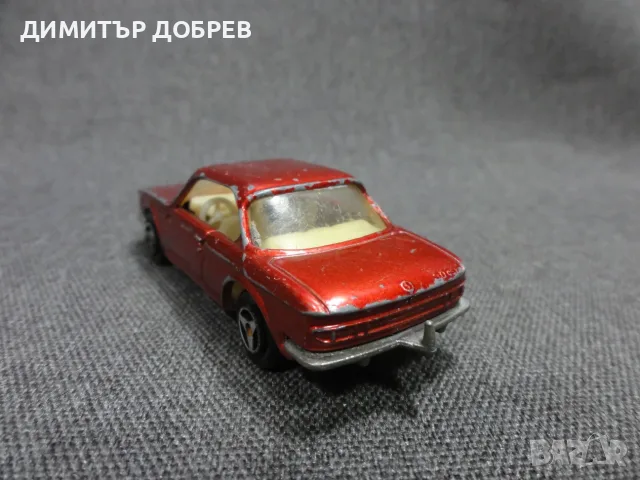 СТАРА РЕТРО МЕТАЛНА КОЛИЧКА MAJORETTE 235 BMW 3.0 CSI E9, снимка 3 - Колекции - 55428259