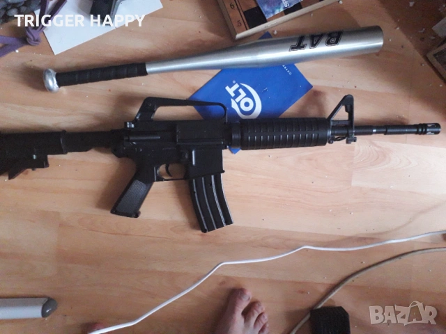 Airsoft автомат Colt M4 ,6mm caliber , 0,8 joules, снимка 3 - Други спортове - 54944899