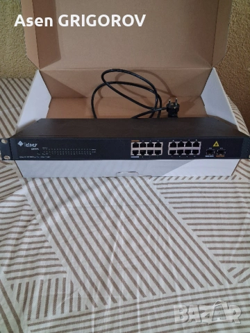 19" управляем (smart) гигабитов суич 