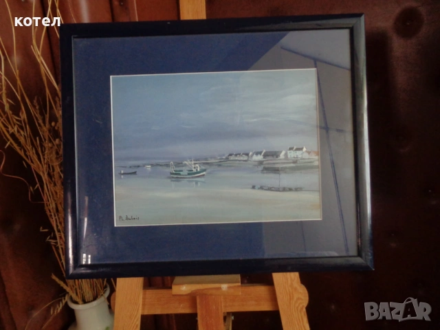 Продавам  картина от френския художник Philippe Dubois  – Маринистика, снимка 3 - Картини - 54867090