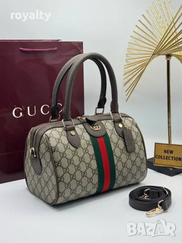 Gucci Нова Дамска Кожена Чанта Гучи Различни Цветове , снимка 2 - Чанти - 55330035