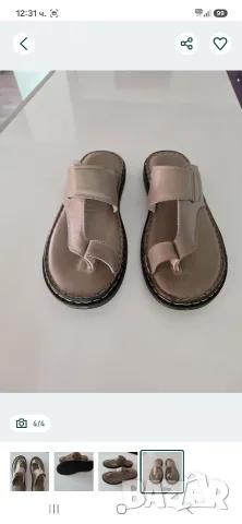 Мъжки кожени чехли, снимка 2 - Мъжки чехли - 55338410