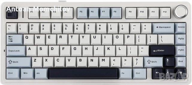 Механична клавиатура EPOMAKER x Aula F75 Wireless