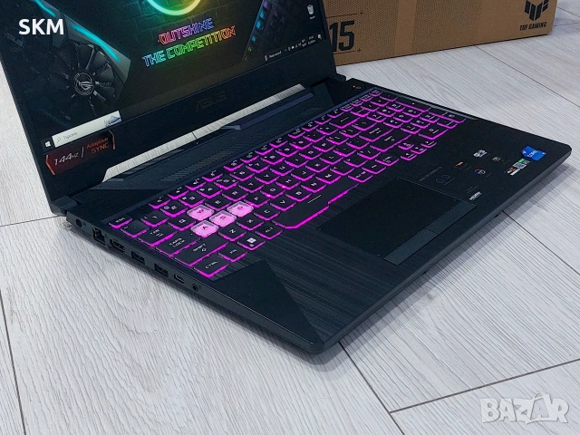 RTX 3050Ti | i5 | 512GB | IPS 144Hz |8RAM лаптоп laptop gaming гейминг asus асус туф tuf, снимка 3 - Лаптопи за игри - 55150842