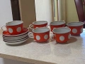 Весел сервиз на бели точки, снимка 1