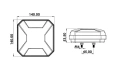 Комплект LED неон стопове 4 функции за ремарке и бус 12V - 2 броя, снимка 3