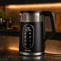 Електрическа кана 2200W с регулиране на температурата 40–100°C, 1.7L, LED дисплей и функция Keep War, снимка 1