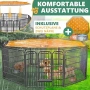 LovPet puppy кошара за игра на открито ​​кошара за животни XXL 8 Решетки, снимка 4