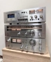 🔊Топ ретро аудио сет - система AKAI AM-2450, AT-2450L, GXC-740D+ опция грамофон AKAI🔊, снимка 3