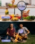 YISSVIC WD-981 електрически капан за насекоми, електрическа мухобойка ракета, лампа против комари, снимка 6
