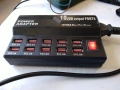 Зарядно USB с 10 порта 5V, 12A, 60W, снимка 2