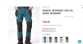 MASCOT Work Stretch Trouser With Holster Pocket размер L / 52 еластичен работен панталон W4-750, снимка 2