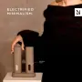 LARS NYSØM електрическа мелница за сол и пипер , автоматична с регулируема мелачка – Черно/Бяло, снимка 5