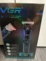 7 Часа Батерия: Професионална метална машинка VGR V-671 (+ Зарядна база) – Нова, запечатана, снимка 1