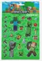 200 бр Minecraft Майнкрафт книжка албум самозалепващи лепенки стикери, снимка 1