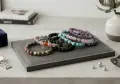 Гривни с полускъпоценни камъни ръчна изработка, снимка 3