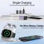 3 в 1 външна батерия за iPhone и Android, 5200 mAh калъф за зареждане на Airpods Pro 1 и 2, снимка 3