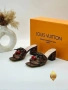 Louis Vuitton Нови Дамски Чехли Различни Цветове , снимка 8