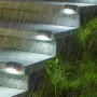 Соларни лампи за стълби и огради водоустойчиви, снимка 3