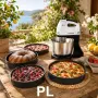 1+1 Подарък – Миксер с въртяща купа Silver Love 300W + Комплект 4 тави Rosberg Код P2842, снимка 2