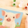 Комплект за рисуване по номера Ravensburger CreArt - Сладко прасенце, снимка 4