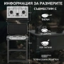 Газова печка/котлон HOMELUX с 3 горелки – 5.4 kW, комплект с маркуч и регулатор, снимка 3