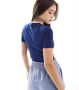 18€. Нов. Дамски оригинален кроп топ. adidas Originals Graphic Badge Slim 3-Stripes Tee . , снимка 3