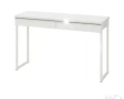 Ikea besta burs , бял гланц Бюро , тоалетка, снимка 1