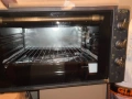 Чисто нова мини фурна ICQN 60L, 2000W, конвекция и грил – ретро дизайн, снимка 4