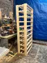 Дървен стелаж за ОБУВКИ 180x75x40 см / 10 рафта / около 30 чифта обувки/, снимка 5