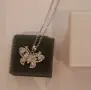 Дамско колие пеперуда в сребристо , снимка 7