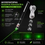 Лазерна показалка акумулаторна USB зареждане с 4 проектиращи накрайника SP01450, Лазерен лъч, снимка 2