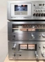 🔊Топ ретро аудио сет - система AKAI AM-2450, AT-2450L, GXC-740D+ опция грамофон AKAI🔊, снимка 4