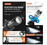 LED крушки H7 с лупа 6000K 6400LM Canbus | Комплект 2 бр., снимка 5