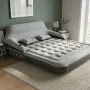 Надуваемо легло Queen Size с облегалка и възглавници – Луксозен комфорт за дом, къмпинг и гости, снимка 8