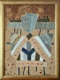 Картина, абстракция, худ. Кр. Зинин (1951-2020), снимка 1