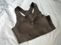 HKMX дамско спортно бюстиe р-р S в сив цвят; с подплънки, снимка 6