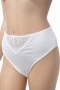 Hunkemöller дамски бикини 2XL – бели с дантелен акцент, снимка 2