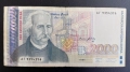 2000 лева 1996 година, снимка 1
