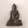 Бронзова статуетка,амулет на медитиращ Буда. , снимка 5